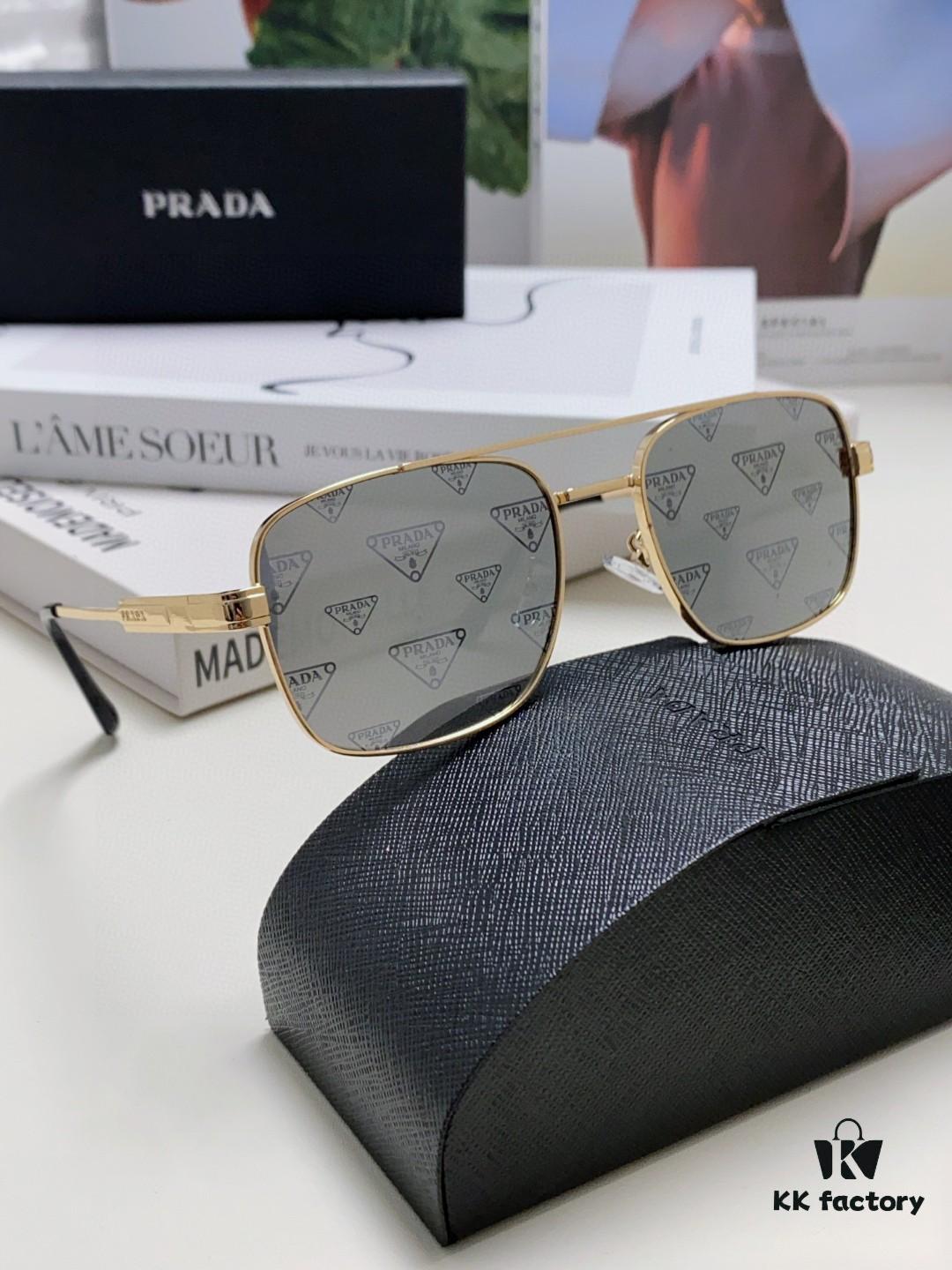 6931f9ff3a89a121ed54b0b3 Prada 2025 Fashion New Arrival Stylish High-End Square Sunglasses Unisex UV Protection Full-Rim Sun Glasses