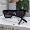 Prada 2025 Men's Premium Square Frame Lightweight Sports Sunglasses, Minimalist European Style