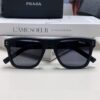 Prada 2025 Men's Premium Square Frame Lightweight Sports Sunglasses, Minimalist European Style