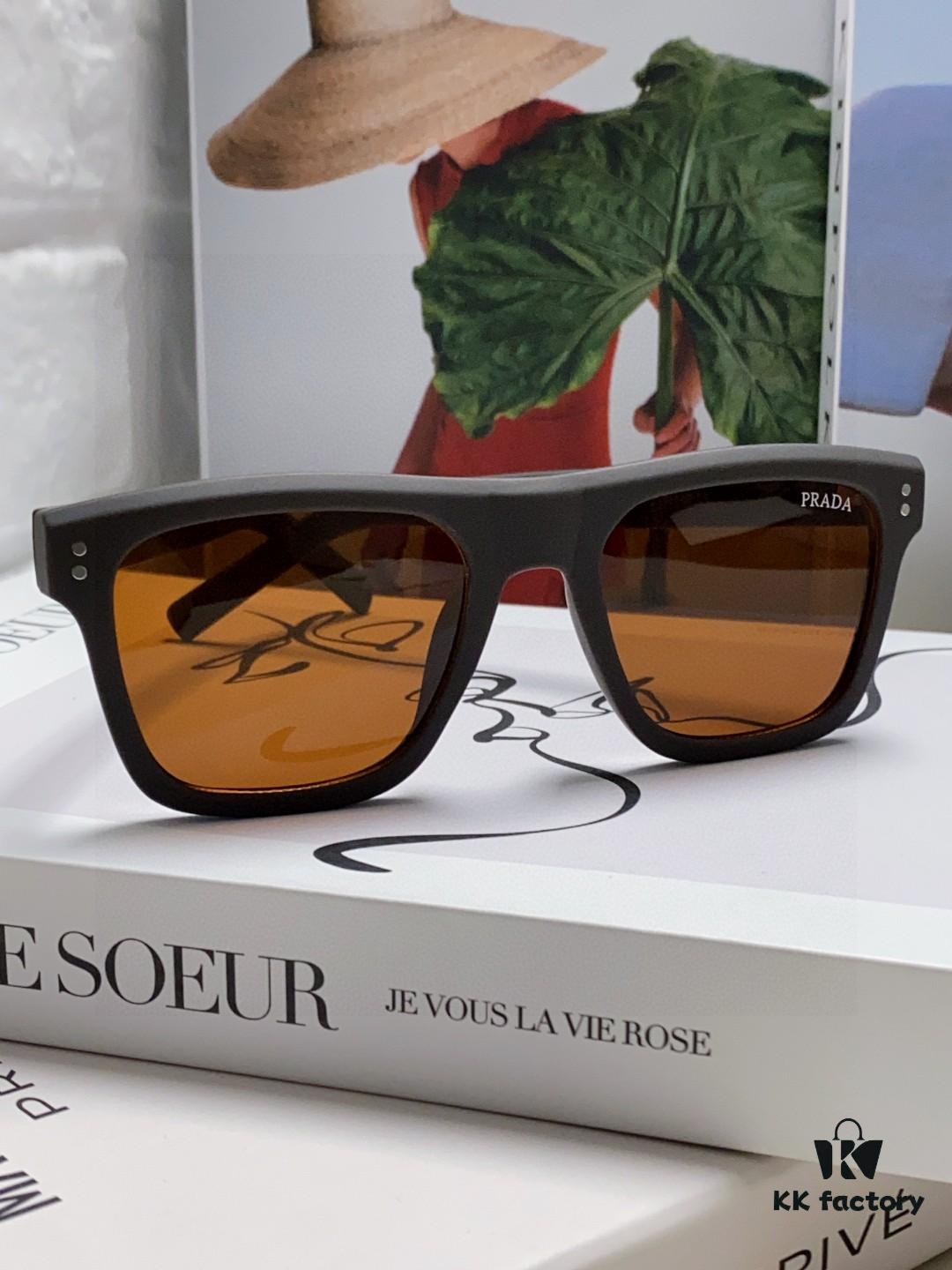 6931fa003a89a121ed54b0bf Prada 2025 Men's Square Frame Lightweight Sports Sunglasses, Minimalist European Style Unisex Sun Glasses