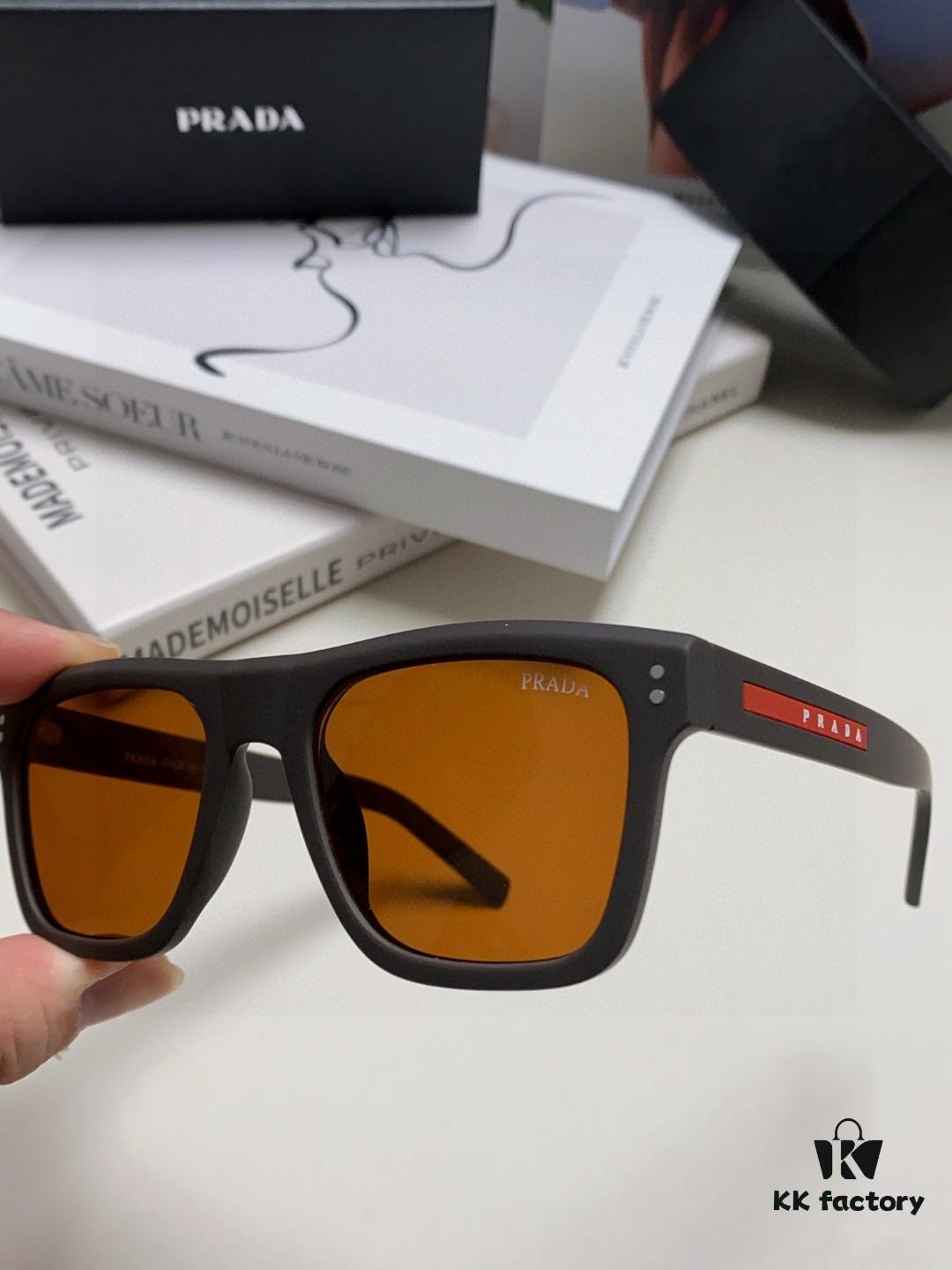 6931fa003a89a121ed54b0c3 Prada 2025 Men's Square Frame Lightweight Sports Sunglasses, Minimalist European Style Unisex Sun Glasses