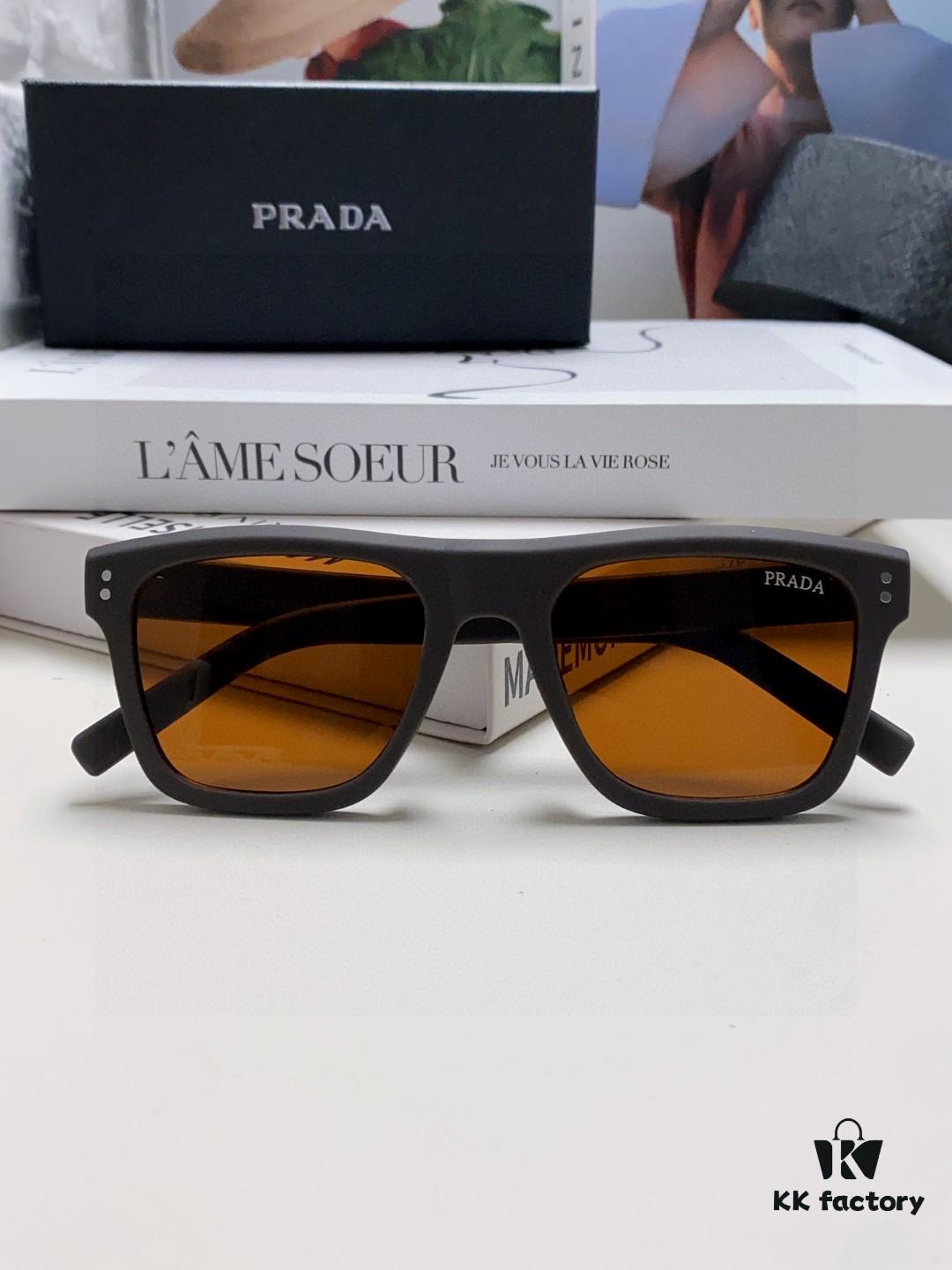 6931fa003a89a121ed54b0c4 Prada 2025 Men's Square Frame Lightweight Sports Sunglasses, Minimalist European Style Unisex Sun Glasses