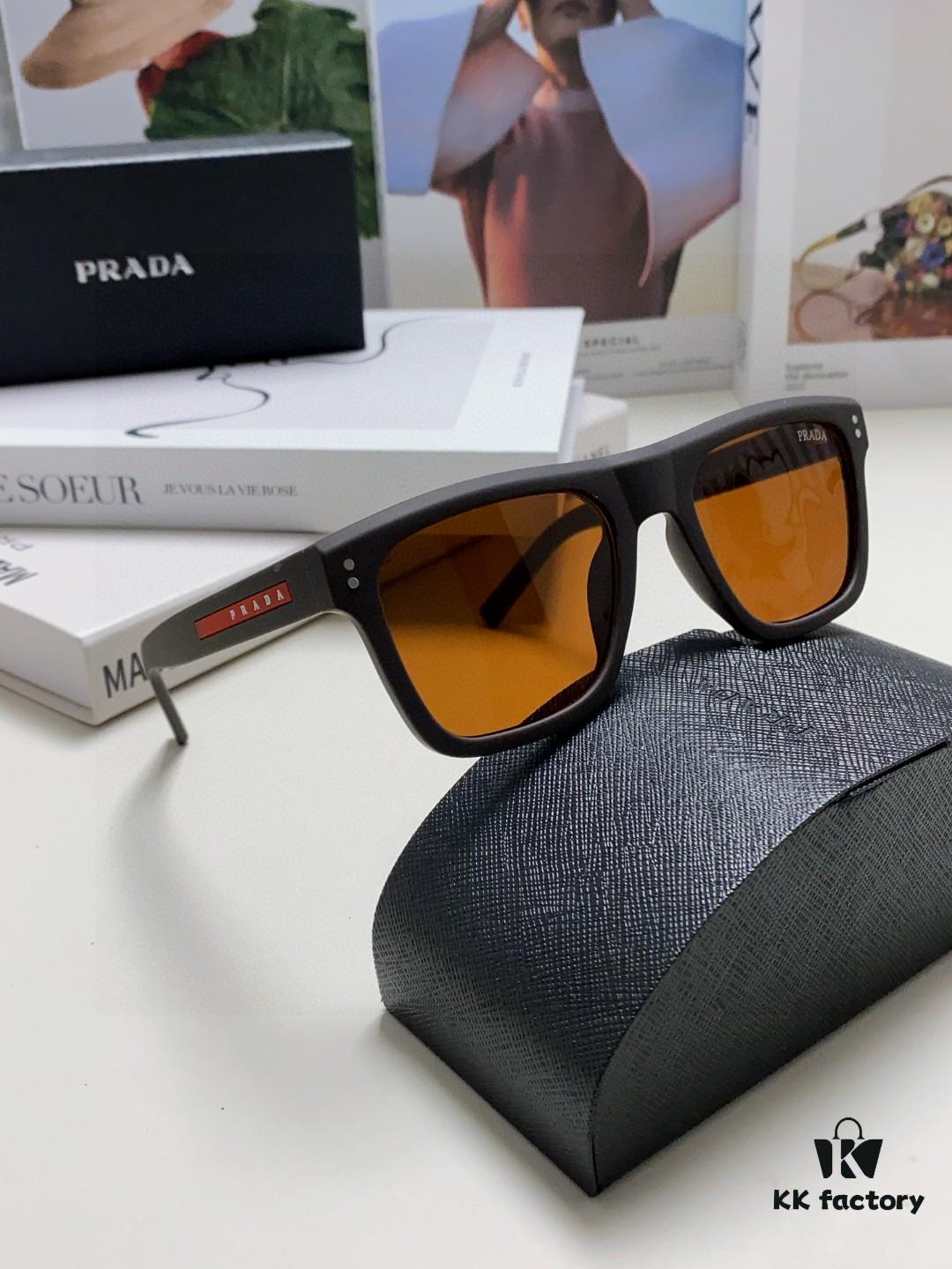 6931fa003a89a121ed54b0c5 Prada 2025 Men's Square Frame Lightweight Sports Sunglasses, Minimalist European Style Unisex Sun Glasses