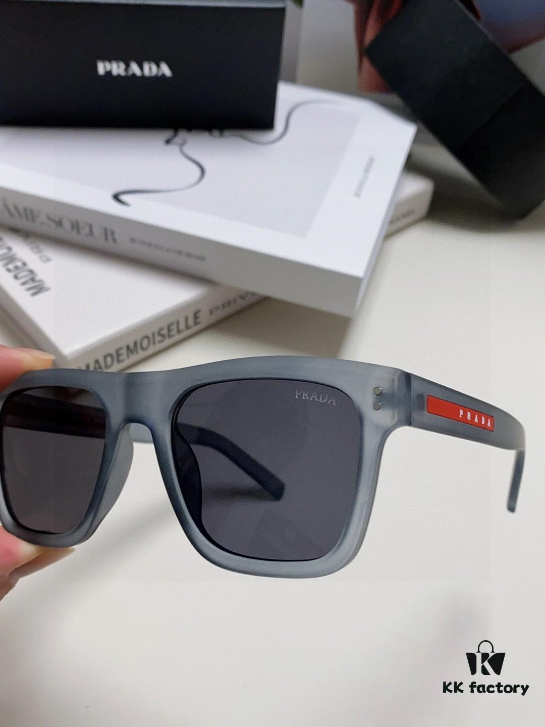 6931fa013a89a121ed54b0cb Prada 2025 Men's Premium Square Frame Lightweight Sports Sunglasses, Minimalist Casual Sun Glasses Influencer Recommended European Style