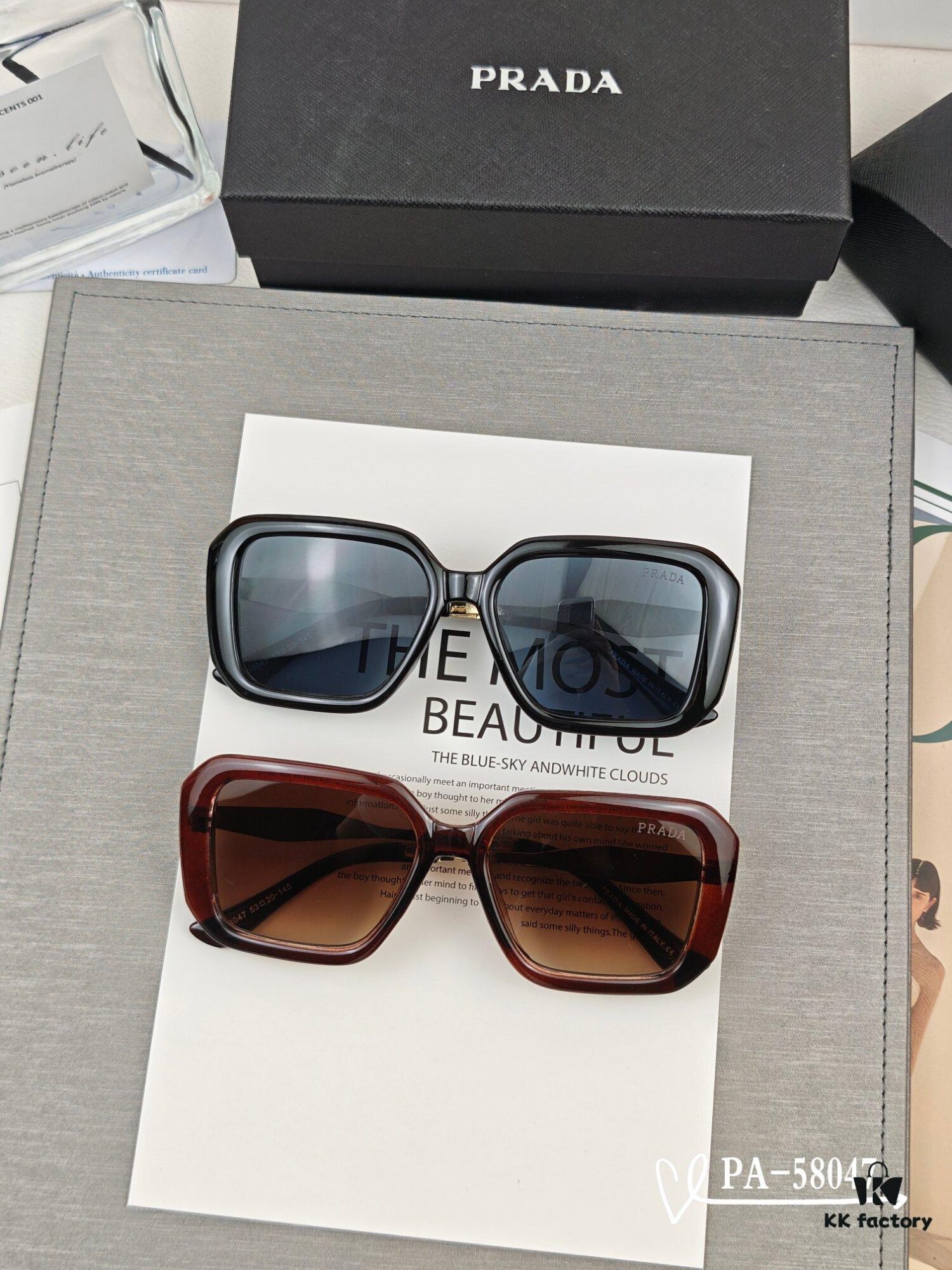 6931fa153a89a121ed54b134 PRADA - New Lightweight Sunglasses with Polaroid Resin Lenses, TR Frame for Comfortable Wear, UV Protection, Fashion Statement for Travel and Driving