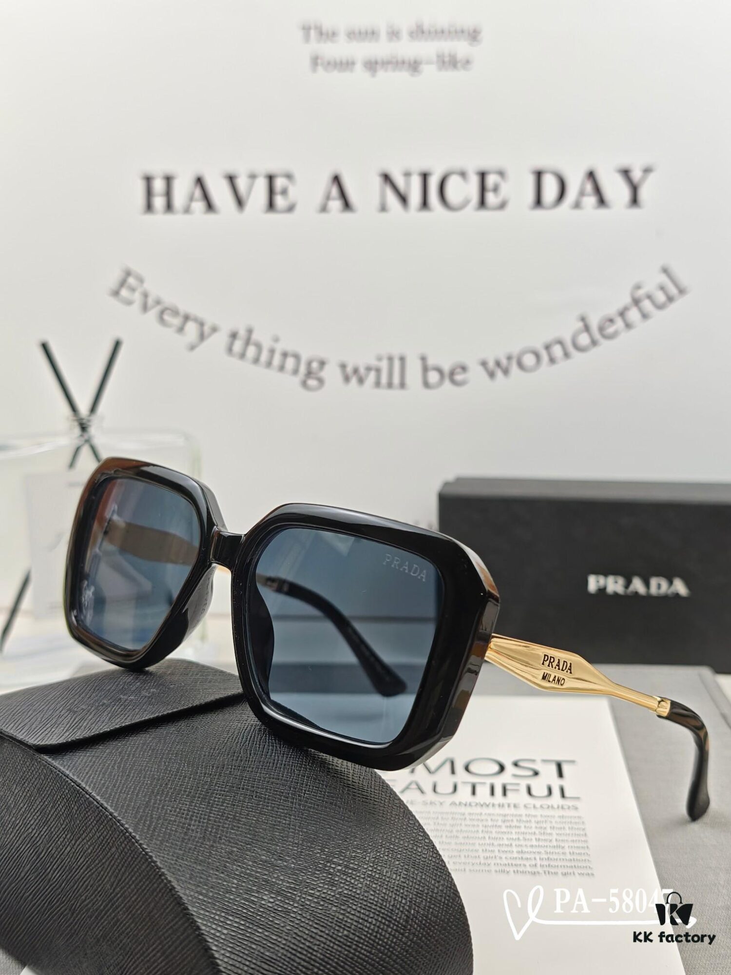 6931fa153a89a121ed54b136 PRADA - New Lightweight Sunglasses with Polaroid Resin Lenses, TR Frame for Comfortable Wear, UV Protection, Fashion Statement for Travel and Driving