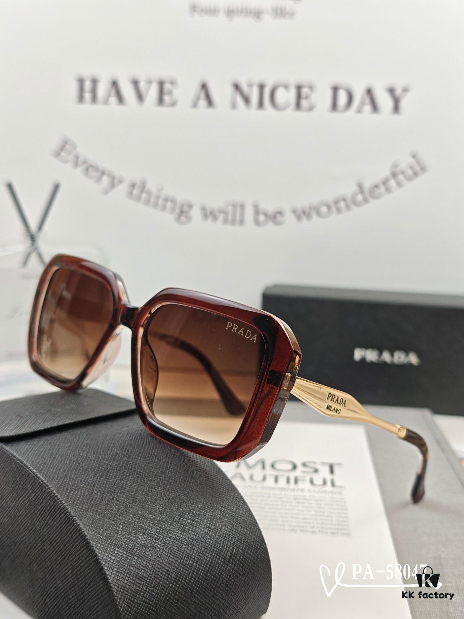 6931fa153a89a121ed54b137 PRADA - New Lightweight Sunglasses with Polaroid Resin Lenses, TR Frame for Comfortable Wear, UV Protection, Fashion Statement for Travel and Driving