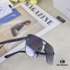 6931fa183a89a121ed54b15f Prada European and American High-End Men's Sunglasses Dual-Bridge Metal UV Protection Driving Sunglasses New Arrival