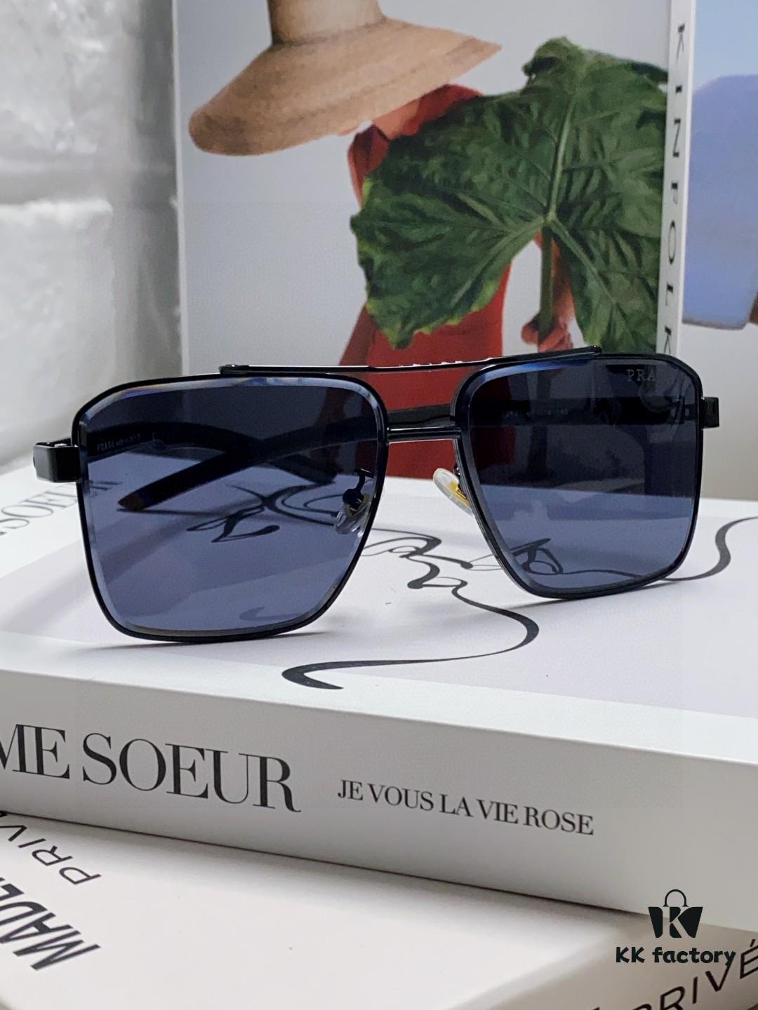 Prada 2025 New Arrival Sports Sunglasses, Trendy UV-Protective Unisex Eyewear, Elegant Driver's Sunglasses