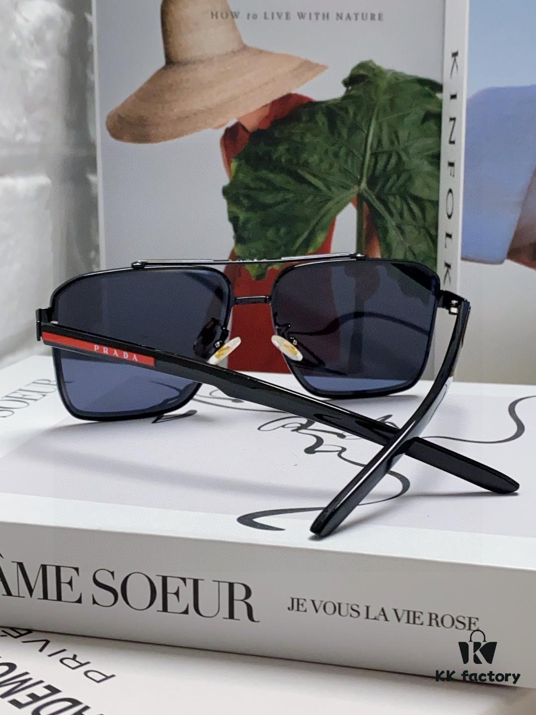 Prada 2025 New Arrival Sports Sunglasses, Trendy UV-Protective Unisex Eyewear, Elegant Driver's Sunglasses