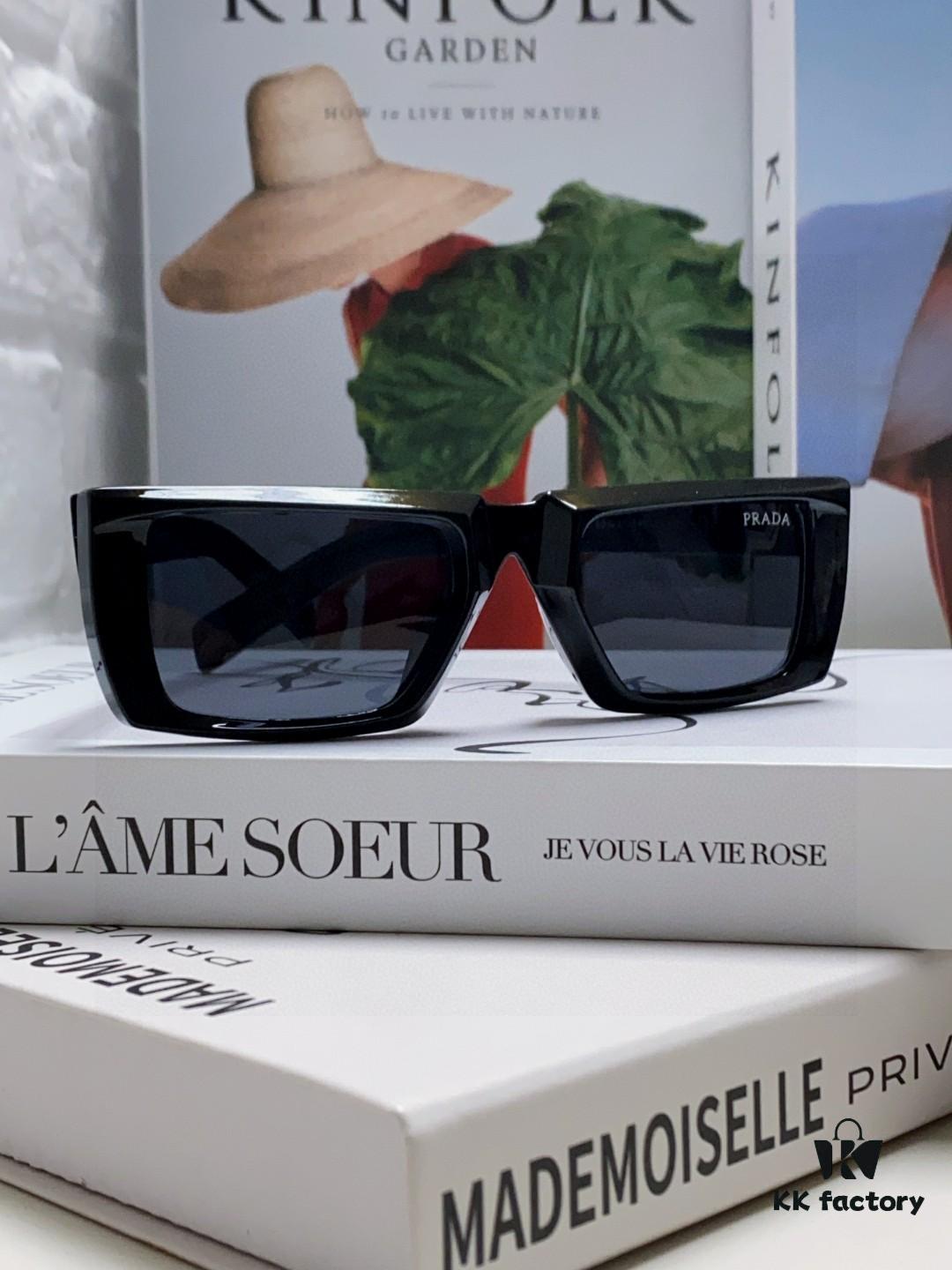 6931fa1b3a89a121ed54b181 PRADA 25 Summer New 3D Square Frame Sunglasses Unisex Runway Style Hiking Square SPR24Y Sunglass Lens Shades