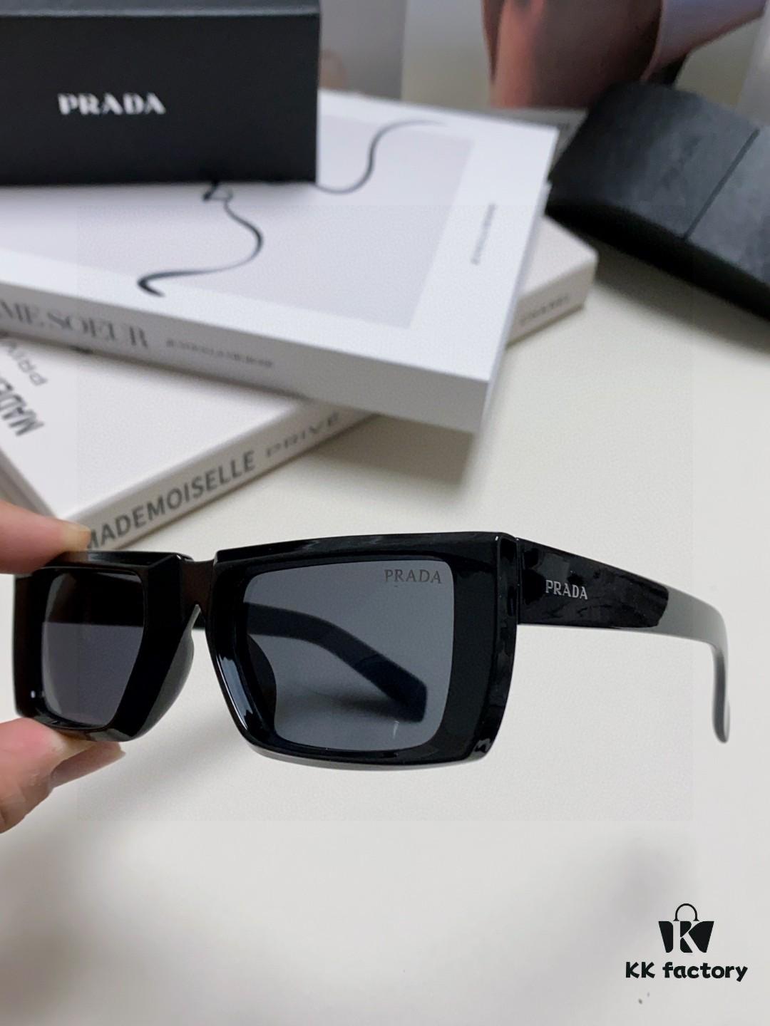 6931fa1b3a89a121ed54b185 PRADA 25 Summer New 3D Square Frame Sunglasses Unisex Runway Style Hiking Square SPR24Y Sunglass Lens Shades