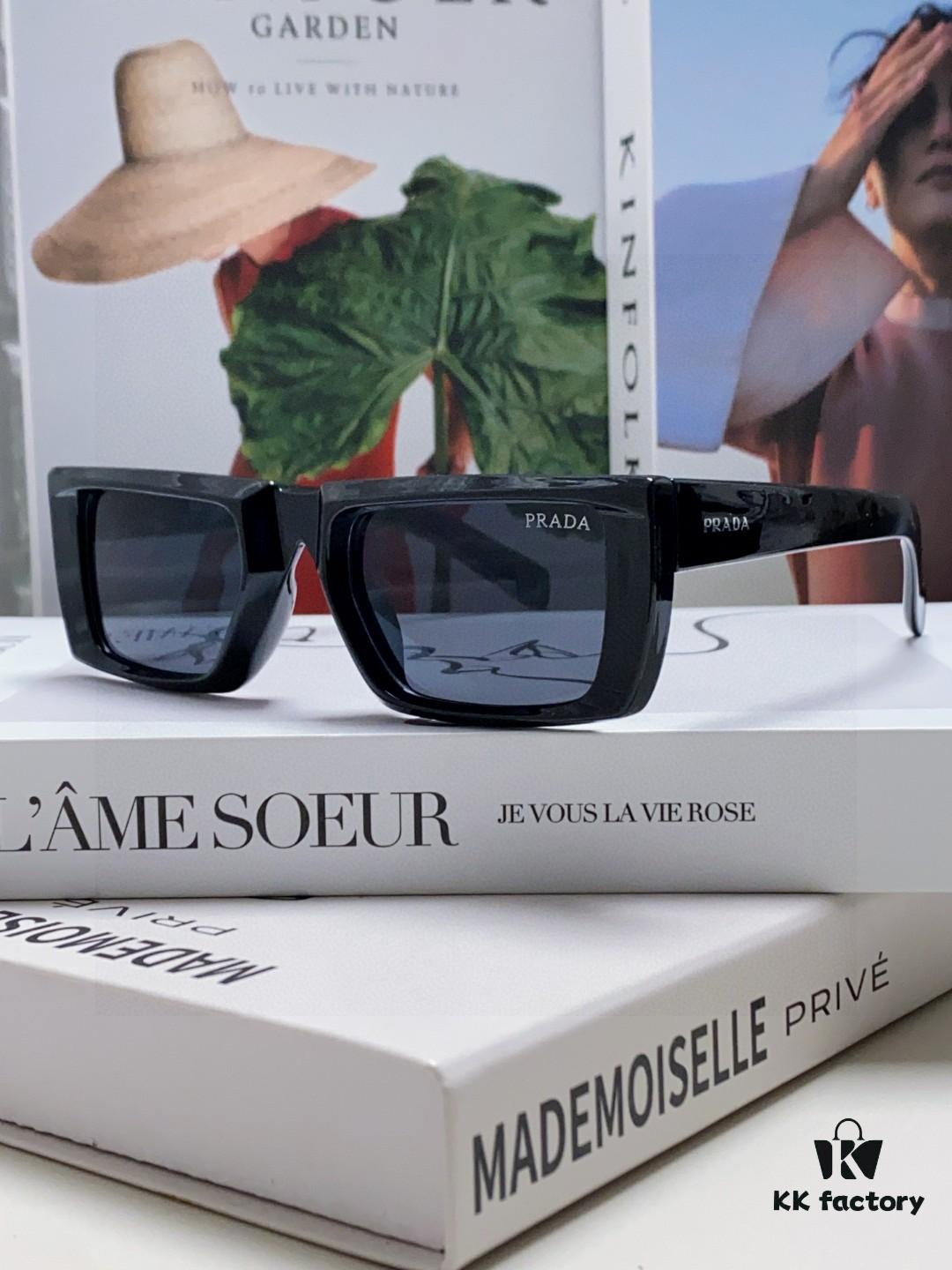 6931fa1b3a89a121ed54b188 PRADA 25 Summer New 3D Square Frame Sunglasses Unisex Runway Style Hiking Square SPR24Y Sunglass Lens Shades