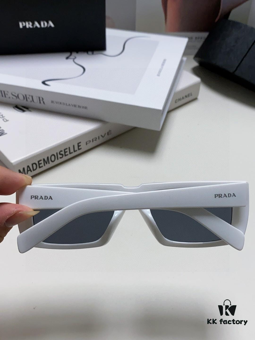 6931fa1c3a89a121ed54b191 PRADA 25 Summer New 3D Square Frame Sunglasses Unisex, Runway Style Hiking Square SPR24Y Sunglasses