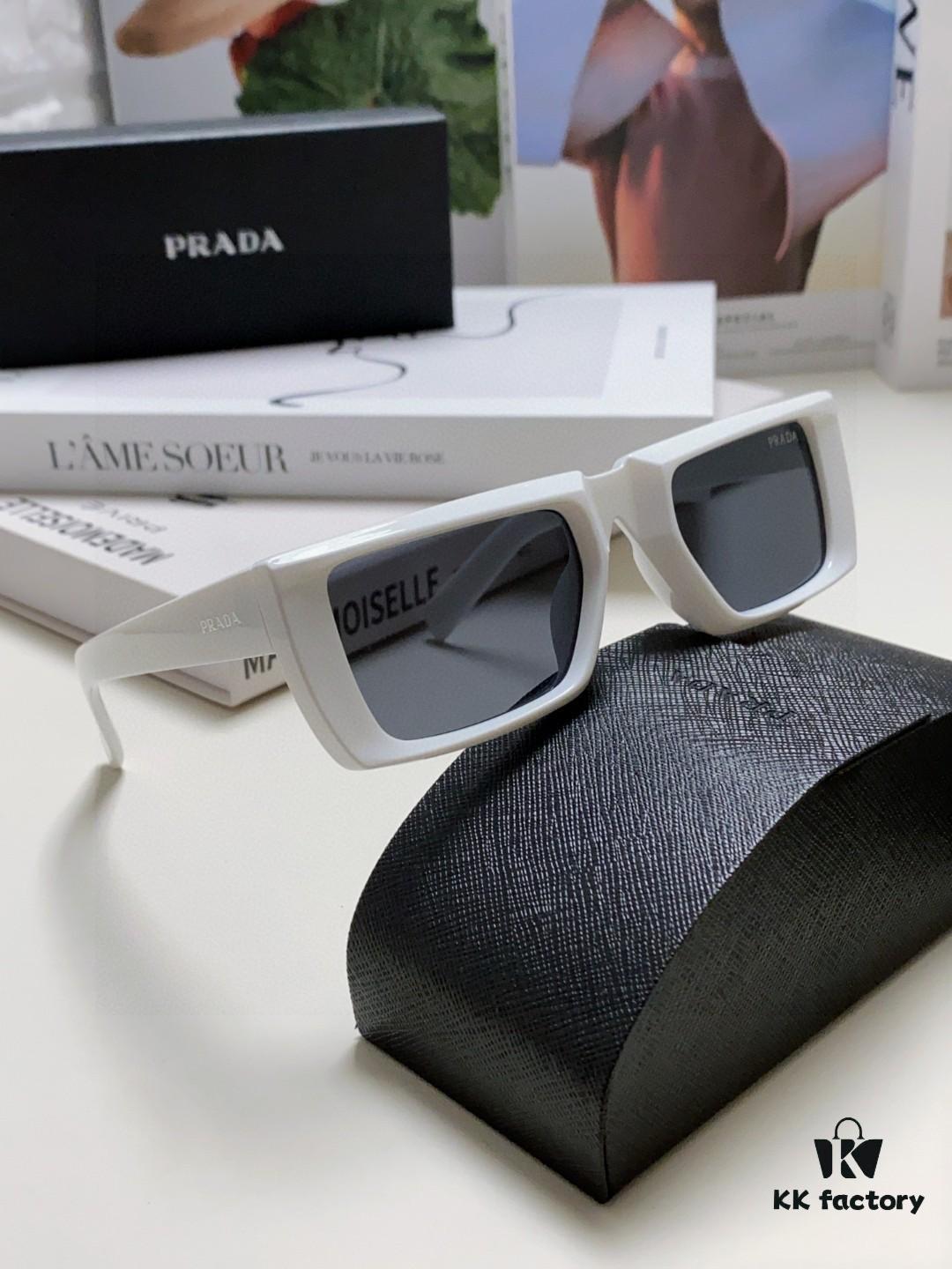 6931fa1c3a89a121ed54b194 PRADA 25 Summer New 3D Square Frame Sunglasses Unisex, Runway Style Hiking Square SPR24Y Sunglasses