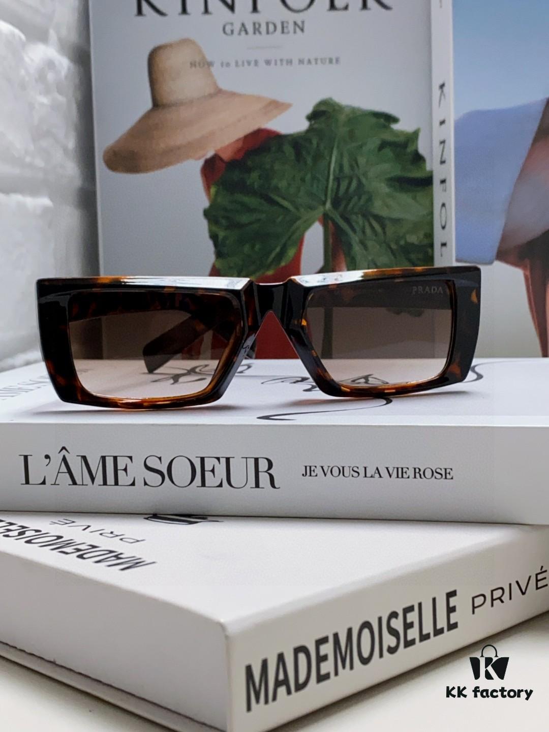 6931fa1c3a89a121ed54b198 PRADA 2025 Summer New 3D Square Frame Sunglasses Unisex, Runway Style Hiking Square SPR24Y Sunglasses, Same as Lu Keran's