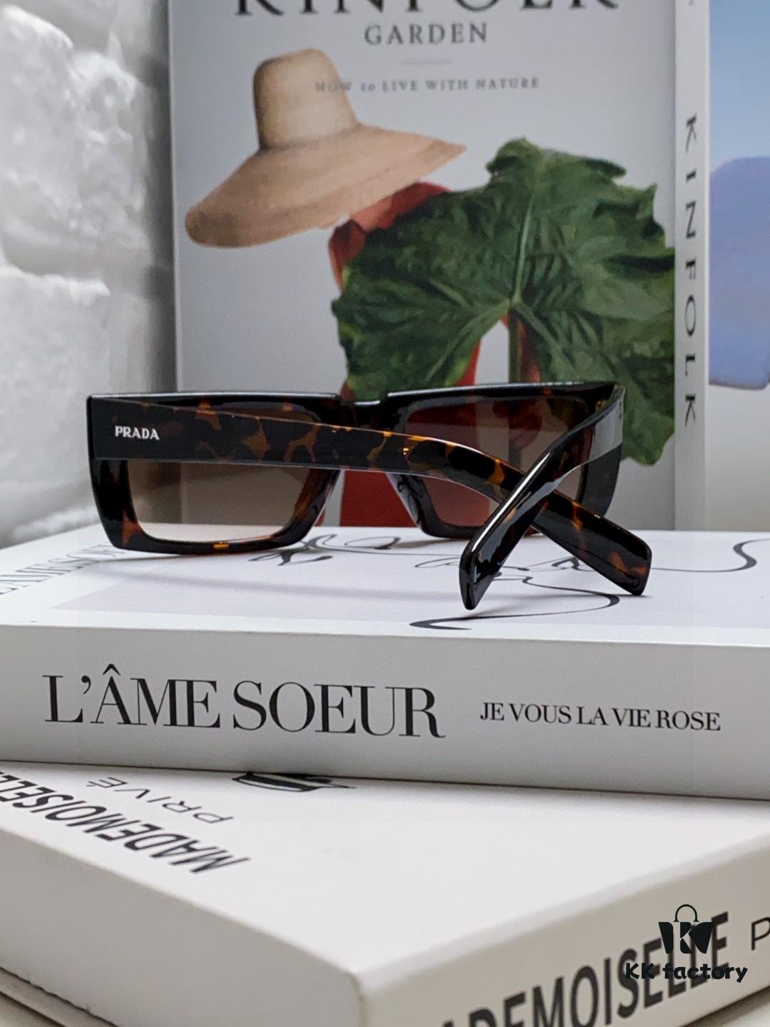 6931fa1c3a89a121ed54b199 PRADA 2025 Summer New 3D Square Frame Sunglasses Unisex, Runway Style Hiking Square SPR24Y Sunglasses, Same as Lu Keran's
