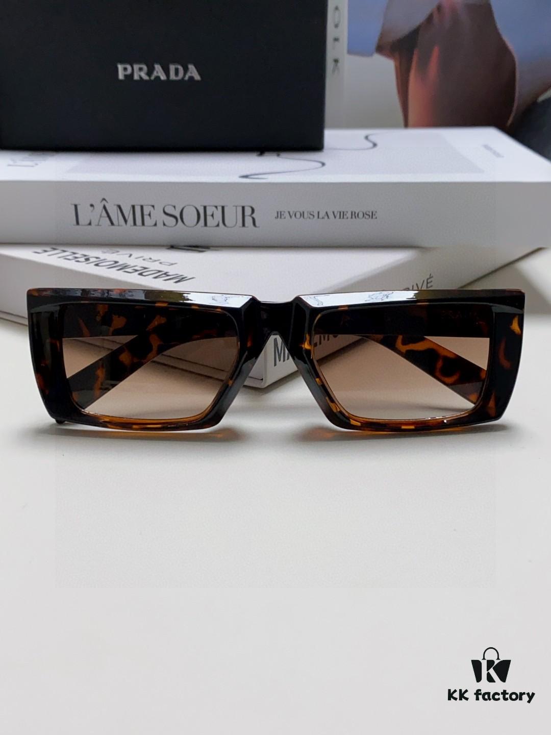 6931fa1d3a89a121ed54b19d PRADA 2025 Summer New 3D Square Frame Sunglasses Unisex, Runway Style Hiking Square SPR24Y Sunglasses, Same as Lu Keran's
