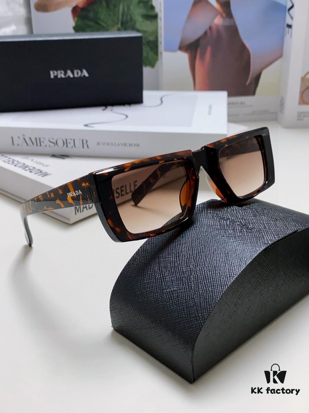 6931fa1d3a89a121ed54b19e PRADA 2025 Summer New 3D Square Frame Sunglasses Unisex, Runway Style Hiking Square SPR24Y Sunglasses, Same as Lu Keran's