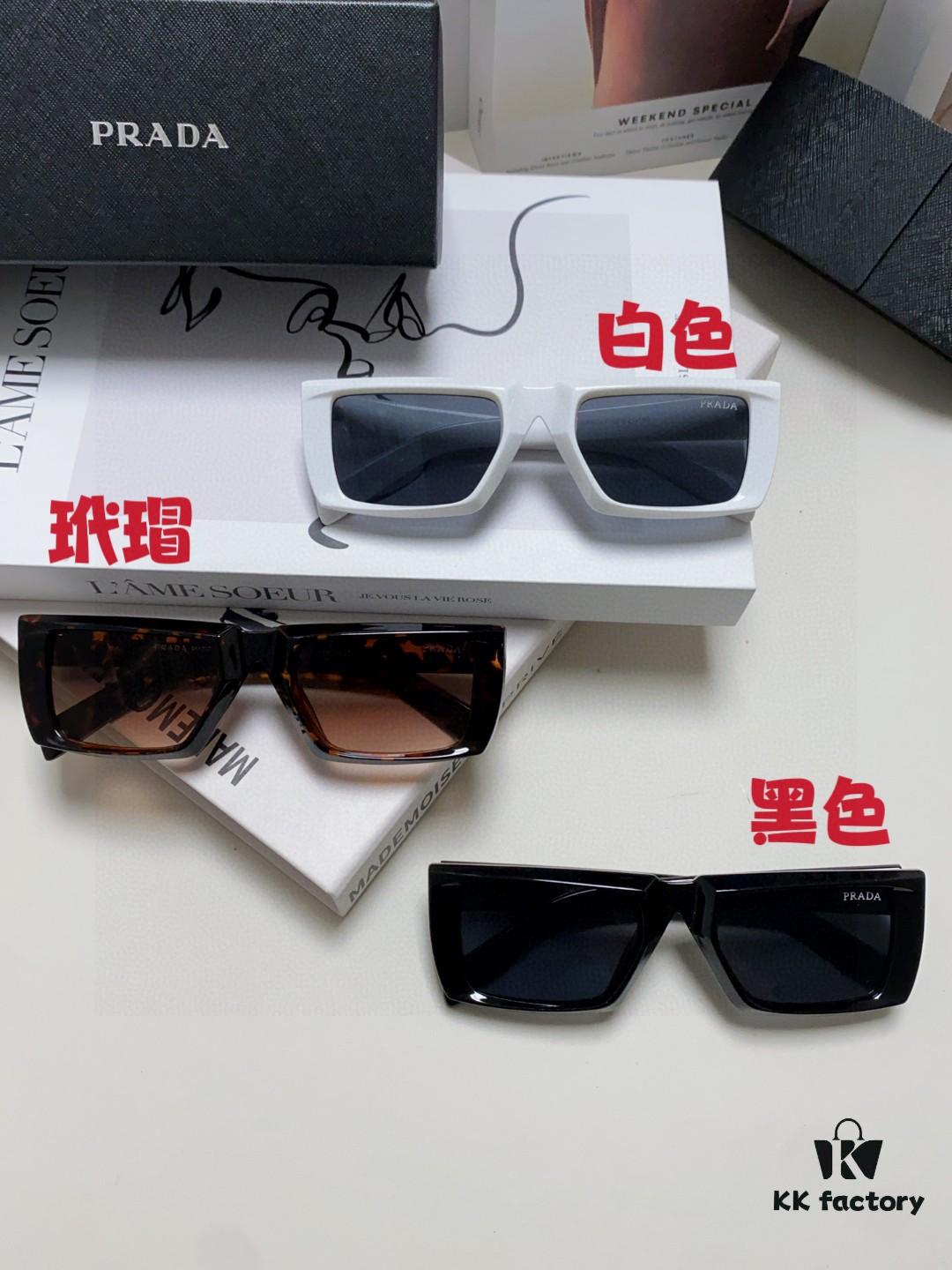 6931fa1d3a89a121ed54b1a0 PRADA 2025 Summer New 3D Square Frame Sunglasses Unisex, Runway Style Hiking Square SPR24Y Sunglasses, Same as Lu Keran's