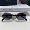 6931fa1e3a89a121ed54b1a9 Prada Small Round Frame ✔️ Fashionable Metal Oversized Sunglasses
