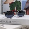 6931fa1e3a89a121ed54b1af Prada Small Round Frame ✔️ Fashionable Metal Oversized Sunglasses