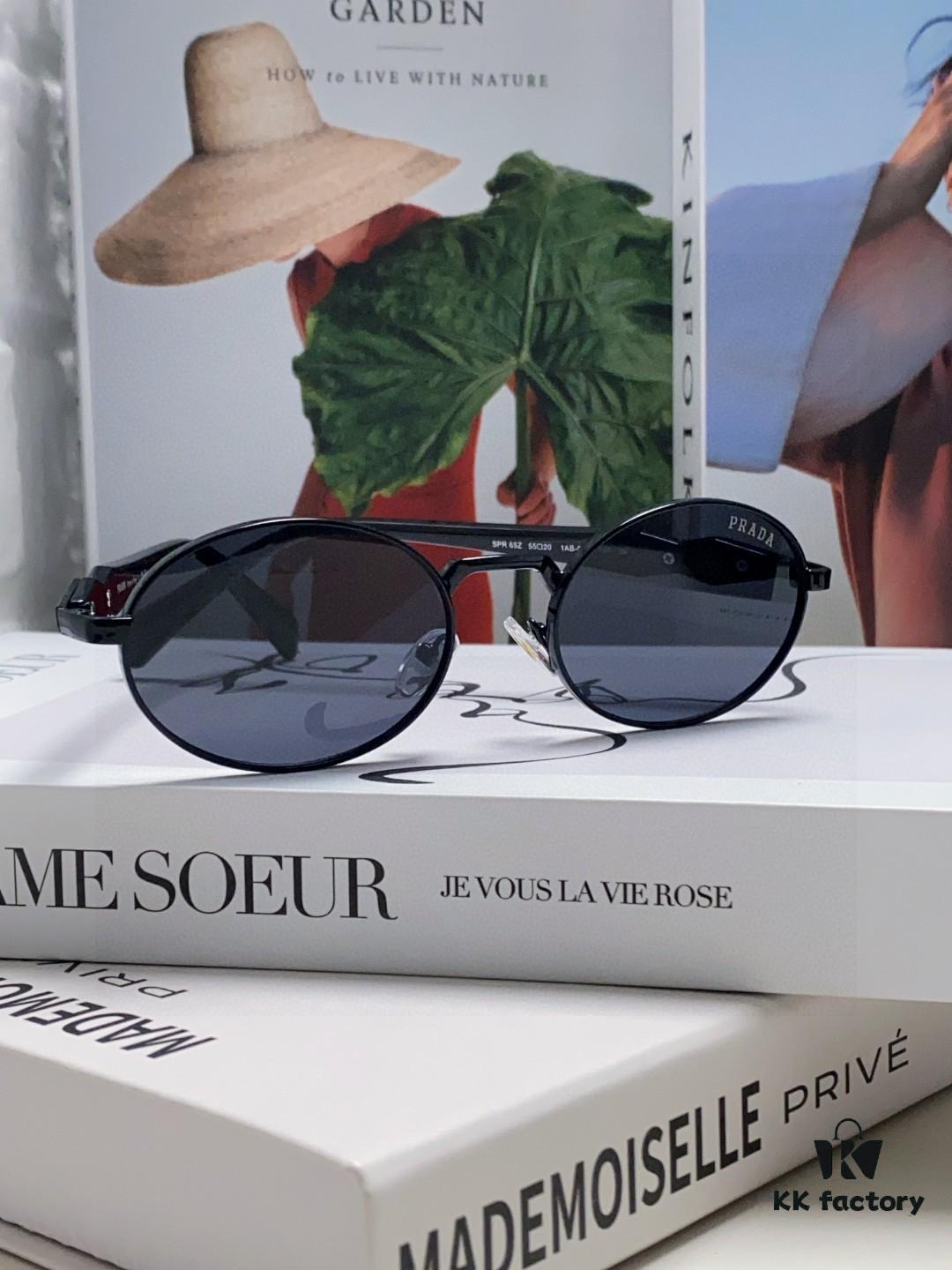6931fa203a89a121ed54b1c4 Prada Small Round Frame ✔️ Fashion Metal Oversized Sunglasses