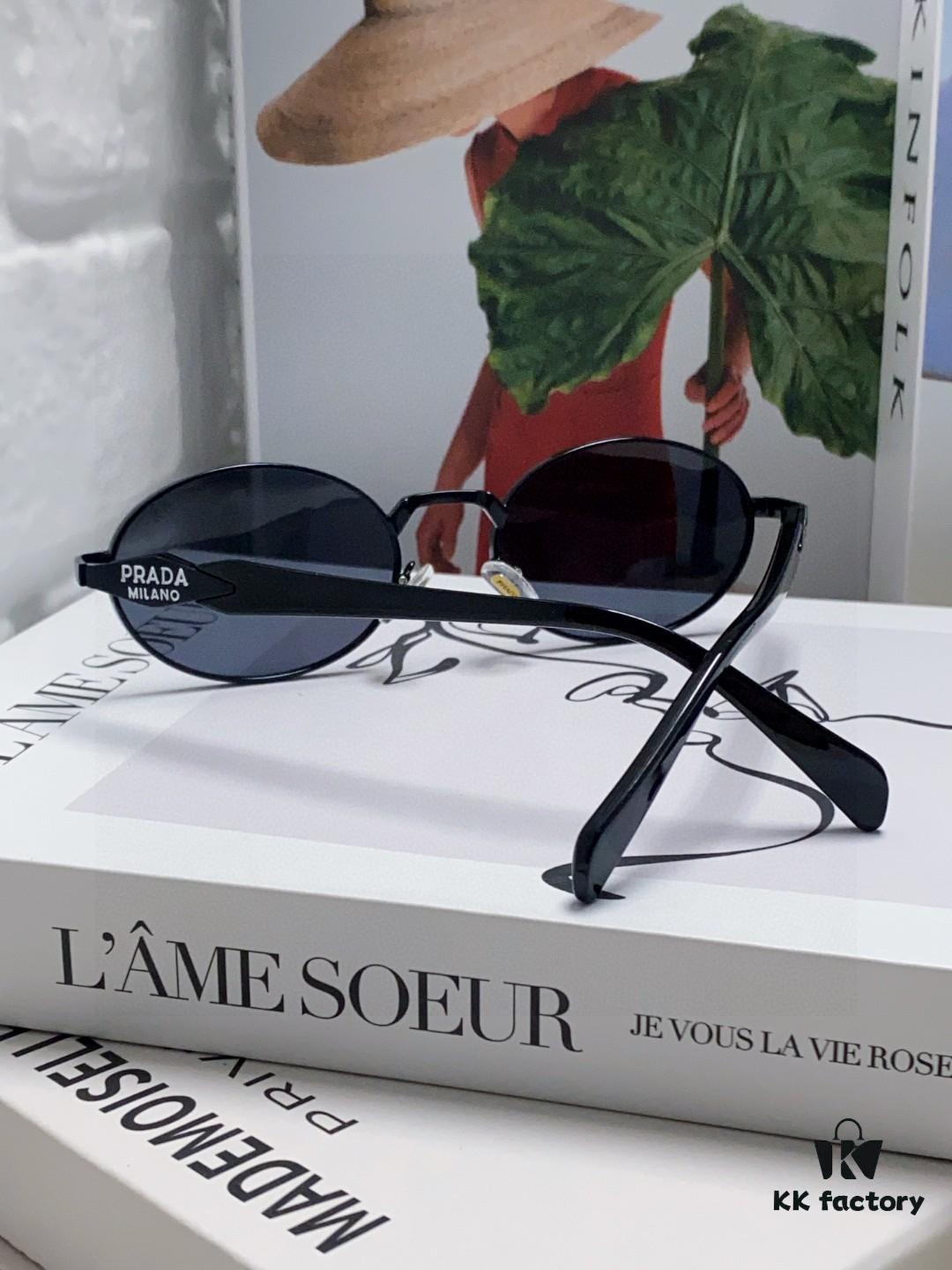 6931fa203a89a121ed54b1c5 Prada Small Round Frame ✔️ Fashion Metal Oversized Sunglasses