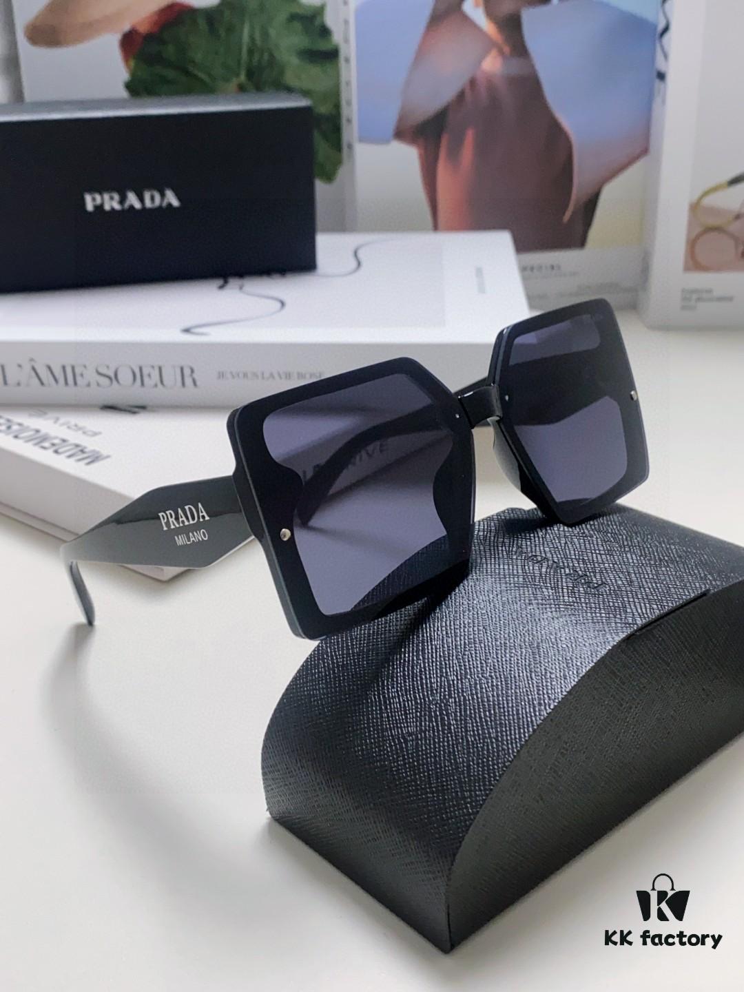 6931fa213a89a121ed54b1d4 Prada 2025 New Arrival Fashion Minimalist Gradient Sunglasses for Round Face, Square Korean Style UV Protection Retro Ins Sunglasses