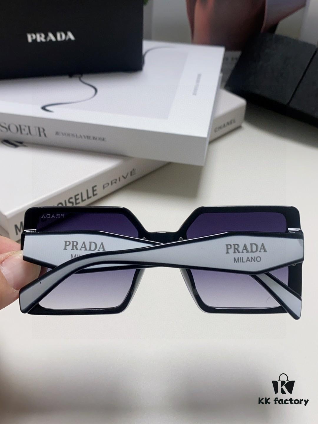 6931fa213a89a121ed54b1db Prada 2025 New Fashion Minimalist Gradient Sunglasses for Round Face, Square Korean Style UV Protection Retro Ins Sunglasses