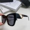6931fa273a89a121ed54b22d Prada 2025 European and American High-End Women's Square Frame Slimming Versatile Sunglasses, Influencer Street Style Sun Protection Glasses