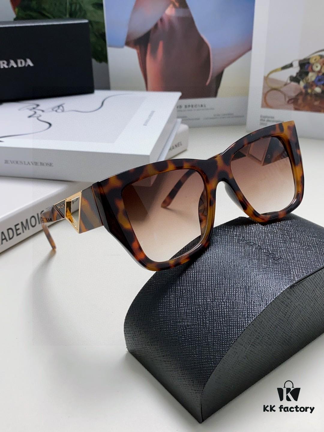 6931fa283a89a121ed54b23a Prada 2025 European and American High-End Women's Square Frame Slimming Versatile Sunglasses, Popular Street Snap Sun Protection Eyewear