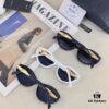 6931fa2a3a89a121ed54b253 Prada Cat-Eye Retro Sunglasses Unisex Y2K Narrow Frame Triangle UV Protection Small Frame for Round and Square Faces Slimming Sun Glasses