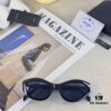 6931fa2a3a89a121ed54b257 Prada Cat-Eye Retro Sunglasses Unisex Y2K Narrow Frame Triangle UV Protection Small Frame for Round and Square Faces Slimming Sun Glasses