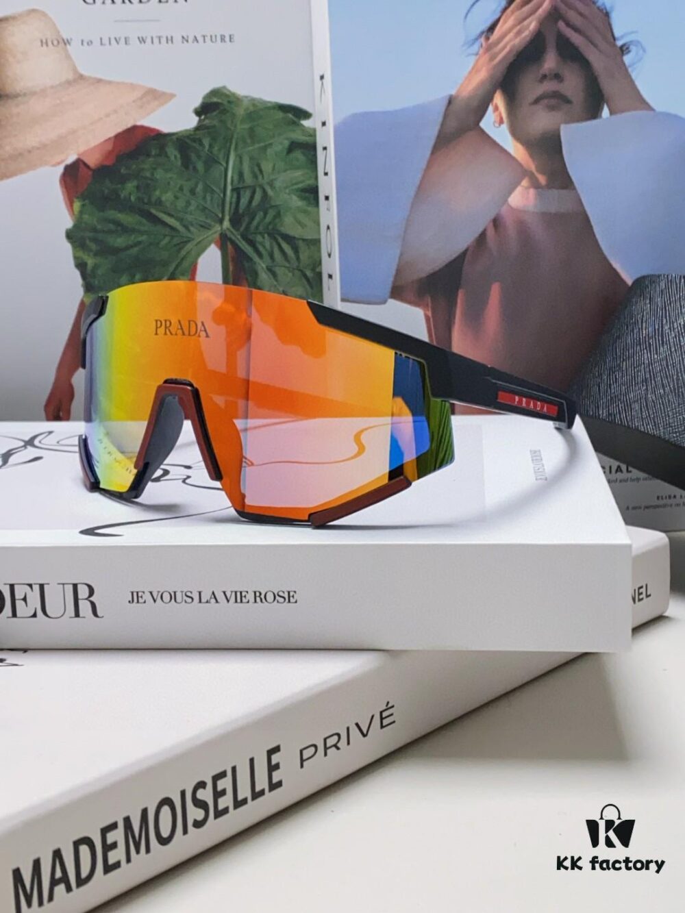 6931fa2f3a89a121ed54b296 PRADA Unisex Oversized Lightweight UV-Protective Sunglasses with Integrated Frame for Skiing, Cycling, and Outdoor Use