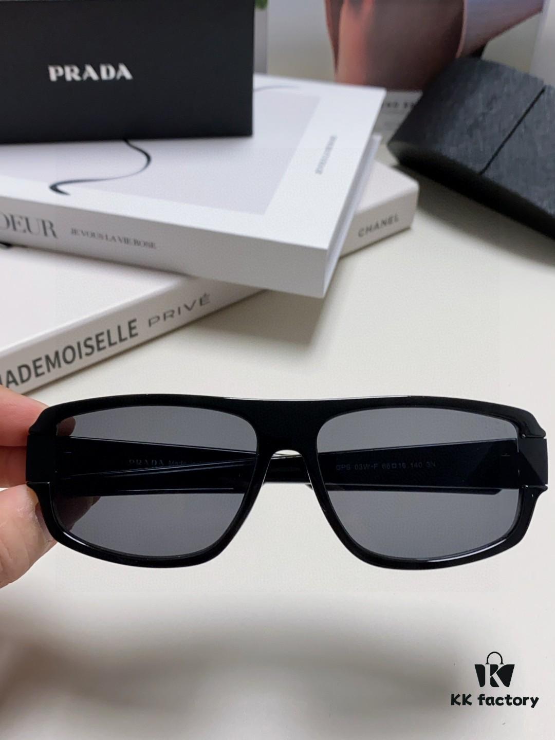 6931fa303a89a121ed54b2a5 Prada 2024 Men's Square Frame Minimalist Lightweight Sports Sunglasses, European Influencer Style