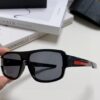 6931fa303a89a121ed54b2a7 Prada 2024 Men's Square Frame Minimalist Lightweight Sports Sunglasses, European Influencer Style