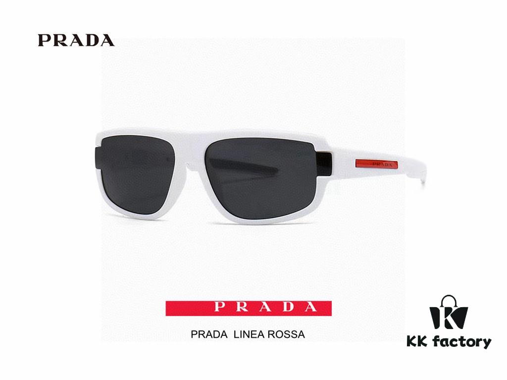 6931fa303a89a121ed54b2ac Prada 2024 Men's Square Frame Lightweight Sports Sunglasses, European Style Minimalist Driving Sunglasses