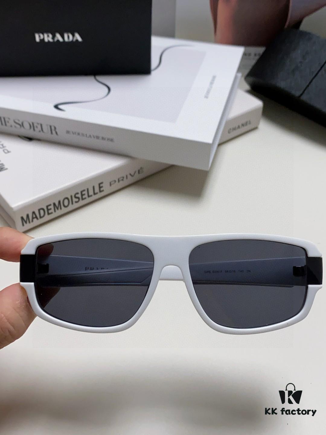 6931fa313a89a121ed54b2b0 Prada 2024 Men's Square Frame Lightweight Sports Sunglasses, European Style Minimalist Driving Sunglasses
