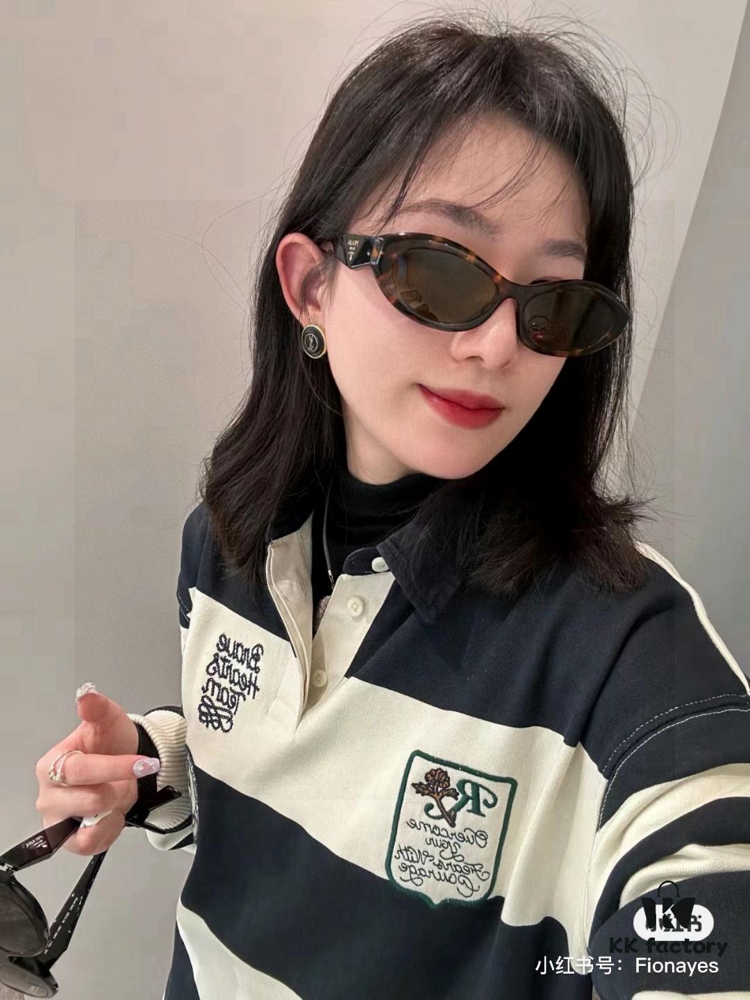 6931fa323a89a121ed54b2c1 Prada Sunglasses, Fashionable Unisex Eyewear, Same Style as Celebrity Tan Jianci, 4 Colors Available