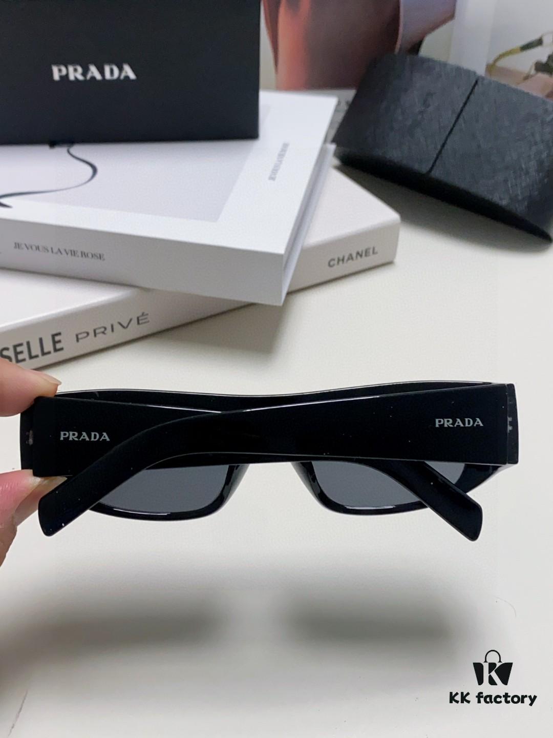 6931fa373a89a121ed54b308 PRADA 2024 New Arrival Retro Rectangular One-Piece Sunglasses, Stylish Unisex UV-Protective Industrial Design Shades