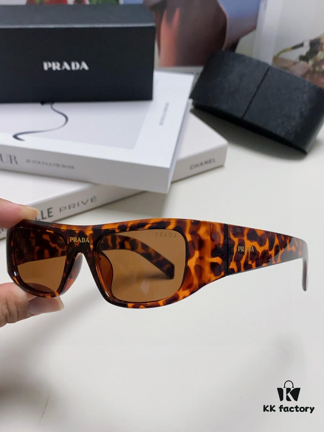 6931fa383a89a121ed54b313 PRADA 2024 New Arrival Retro Rectangular One-Piece Sunglasses, Stylish Unisex UV-Protective Industrial-Fashion Eyewear