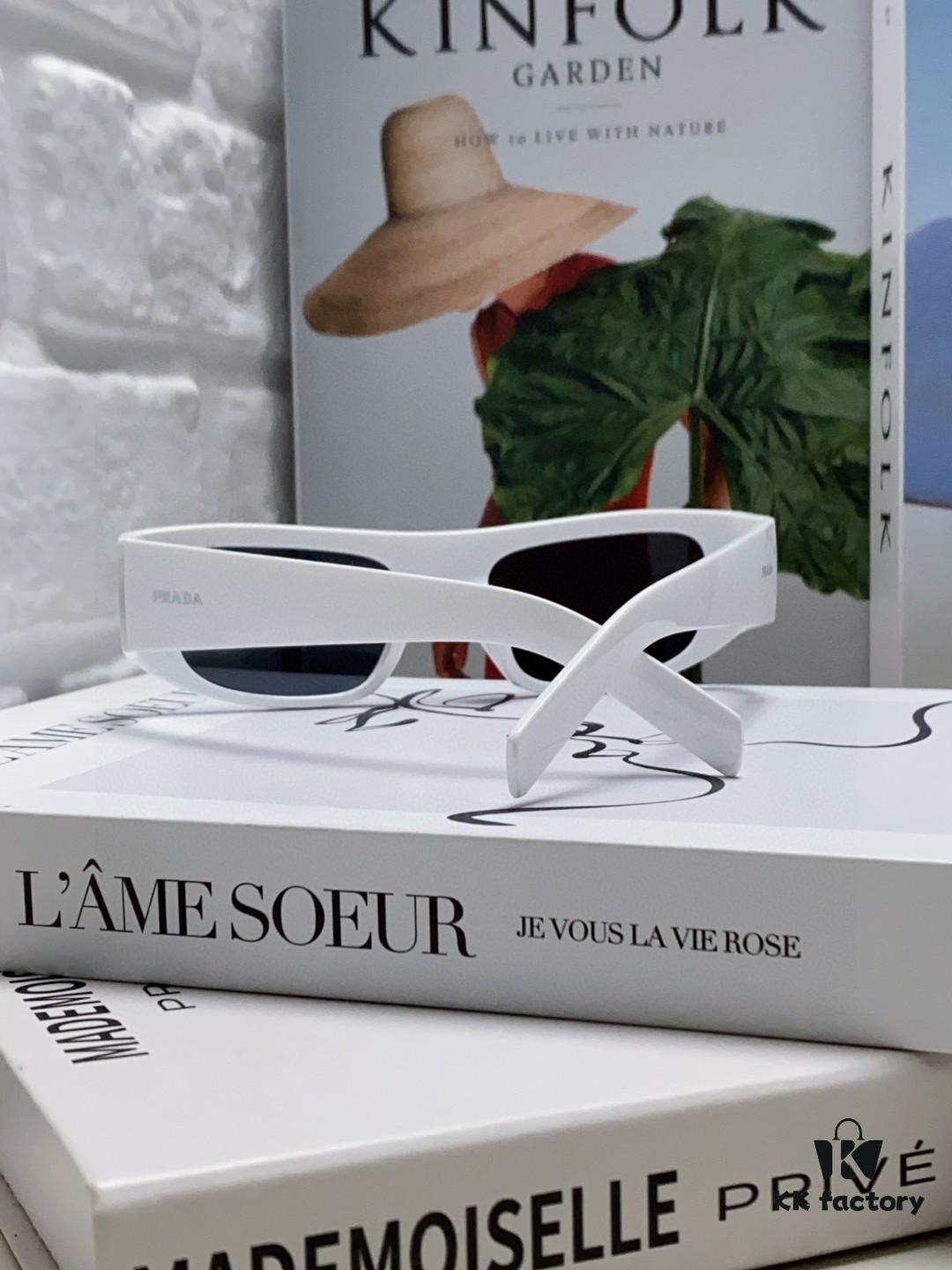 6931fa383a89a121ed54b31a PRADA 2024 New Arrival Retro Rectangular One-Piece Sunglasses, Stylish Unisex UV-Protective Industrial-Fashion Sun Glasses