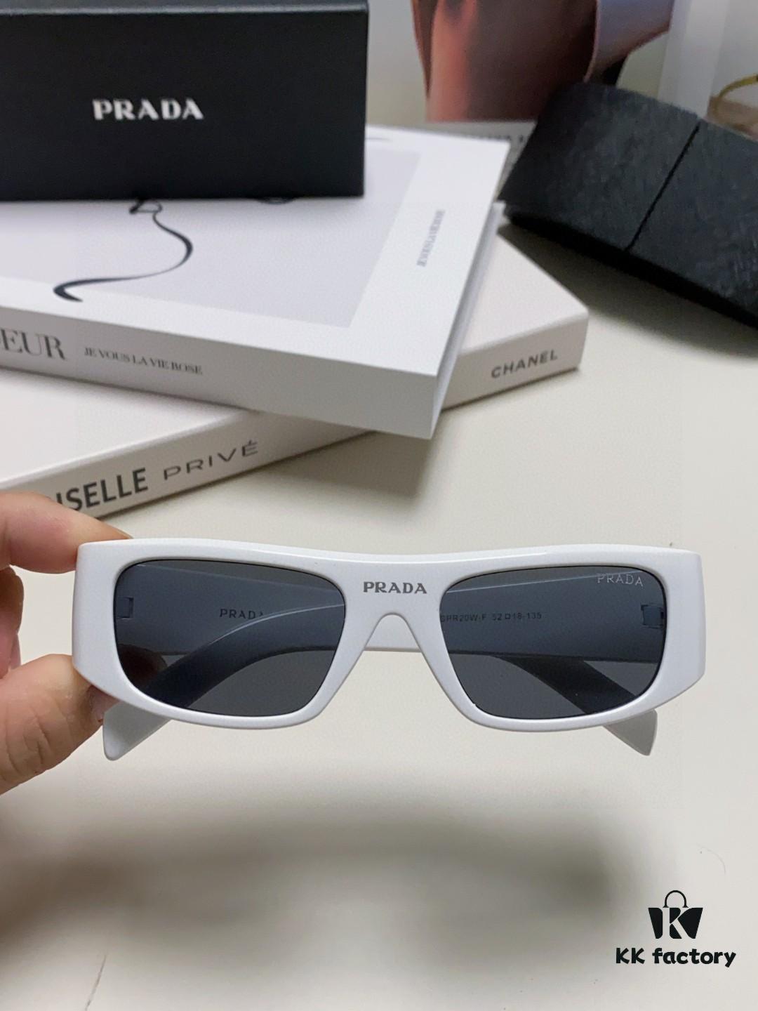 6931fa383a89a121ed54b31b PRADA 2024 New Arrival Retro Rectangular One-Piece Sunglasses, Stylish Unisex UV-Protective Industrial-Fashion Sun Glasses