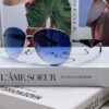6931fa393a89a121ed54b32c Prada 2024 New Polarized Sunglasses with Printed Double Bridge, Classic Aviator Style Unisex UV and Blue Light Blocking Sunglasses for Driving