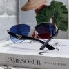 6931fa3a3a89a121ed54b32e Prada 2024 New Polarized Sunglasses with Printed Double Bridge, Classic Aviator Style Unisex UV and Blue Light Blocking Sunglasses for Driving