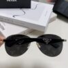 6931fa3b3a89a121ed54b33a Prada 2024 New Polarized Sunglasses with Print Double Bridge Aviator Classic Frog Eye Sunglasses for Driving, UV and Blue Light Protection, Unisex Pilot Style