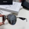 6931fa3b3a89a121ed54b33b Prada 2024 New Polarized Sunglasses with Print Double Bridge Aviator Classic Frog Eye Sunglasses for Driving, UV and Blue Light Protection, Unisex Pilot Style