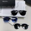 6931fa3b3a89a121ed54b33e Prada 2024 New Polarized Sunglasses with Print Double Bridge Aviator Classic Frog Eye Sunglasses for Driving, UV and Blue Light Protection, Unisex Pilot Style
