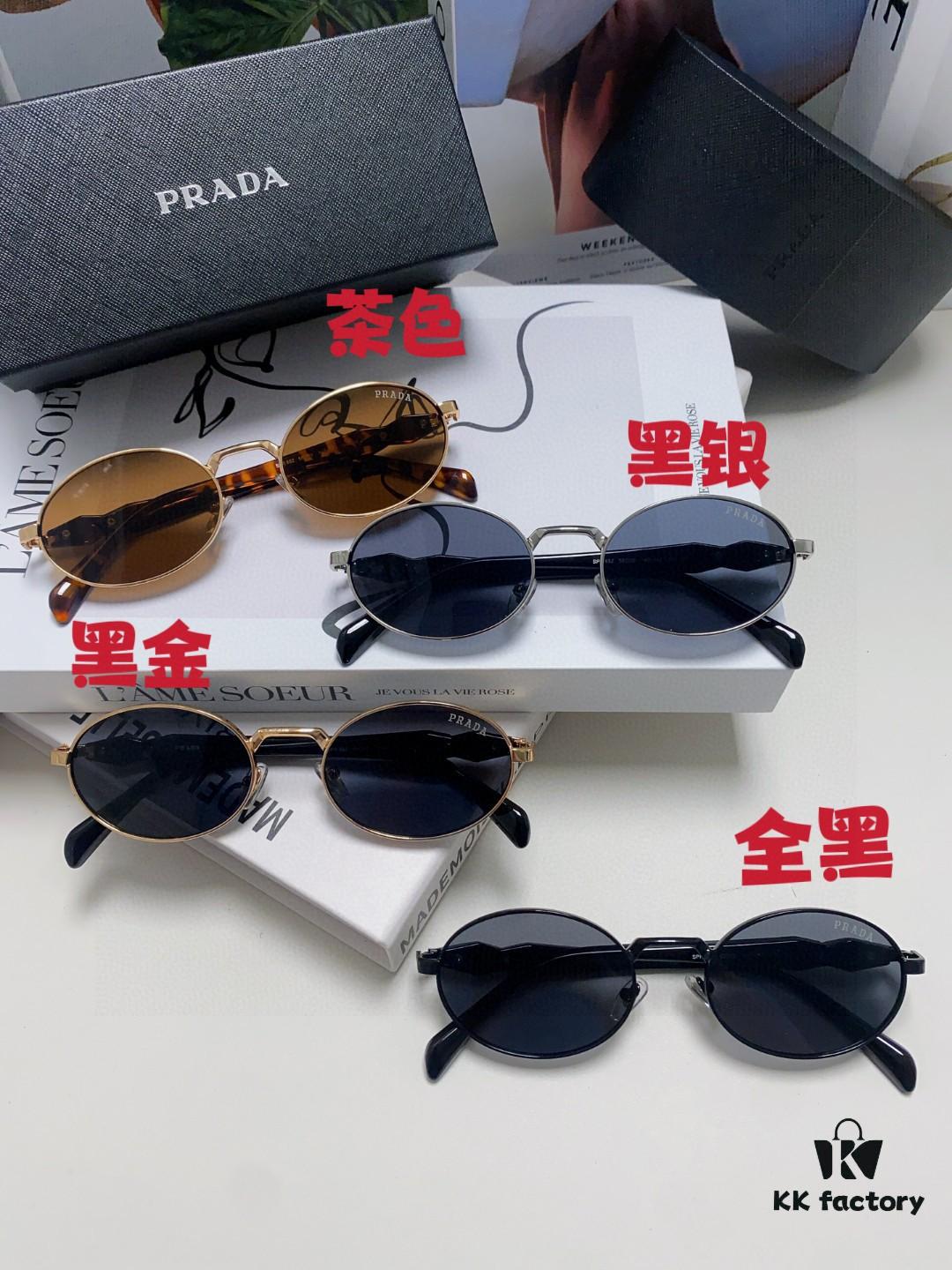 6931fa4d3a89a121ed54b3c0 Prada Small Round Frame ✔️ Fashion Metal Oversized Sunglasses